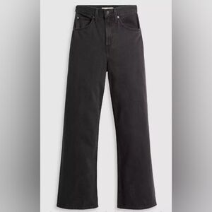 Levi Cinch Waist Womens Black Jeans